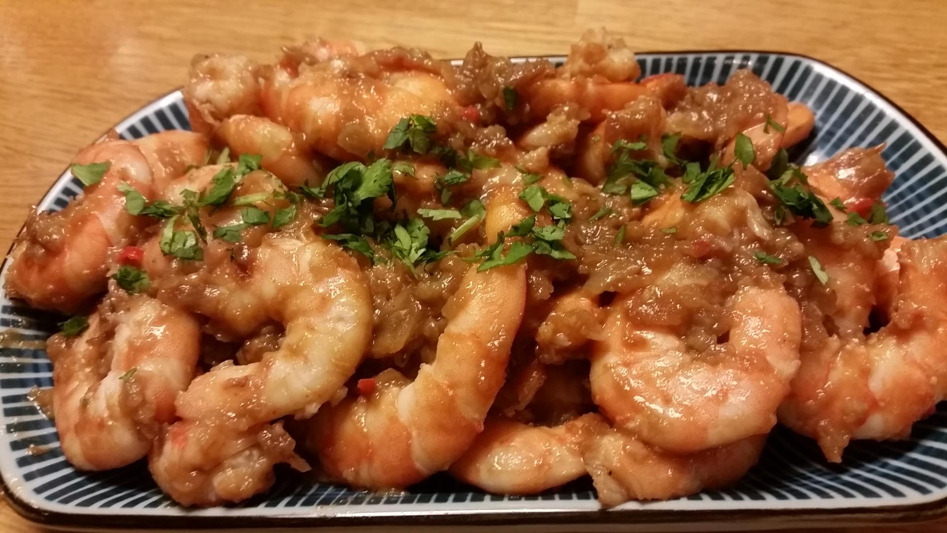 crevettes sauce tamarin