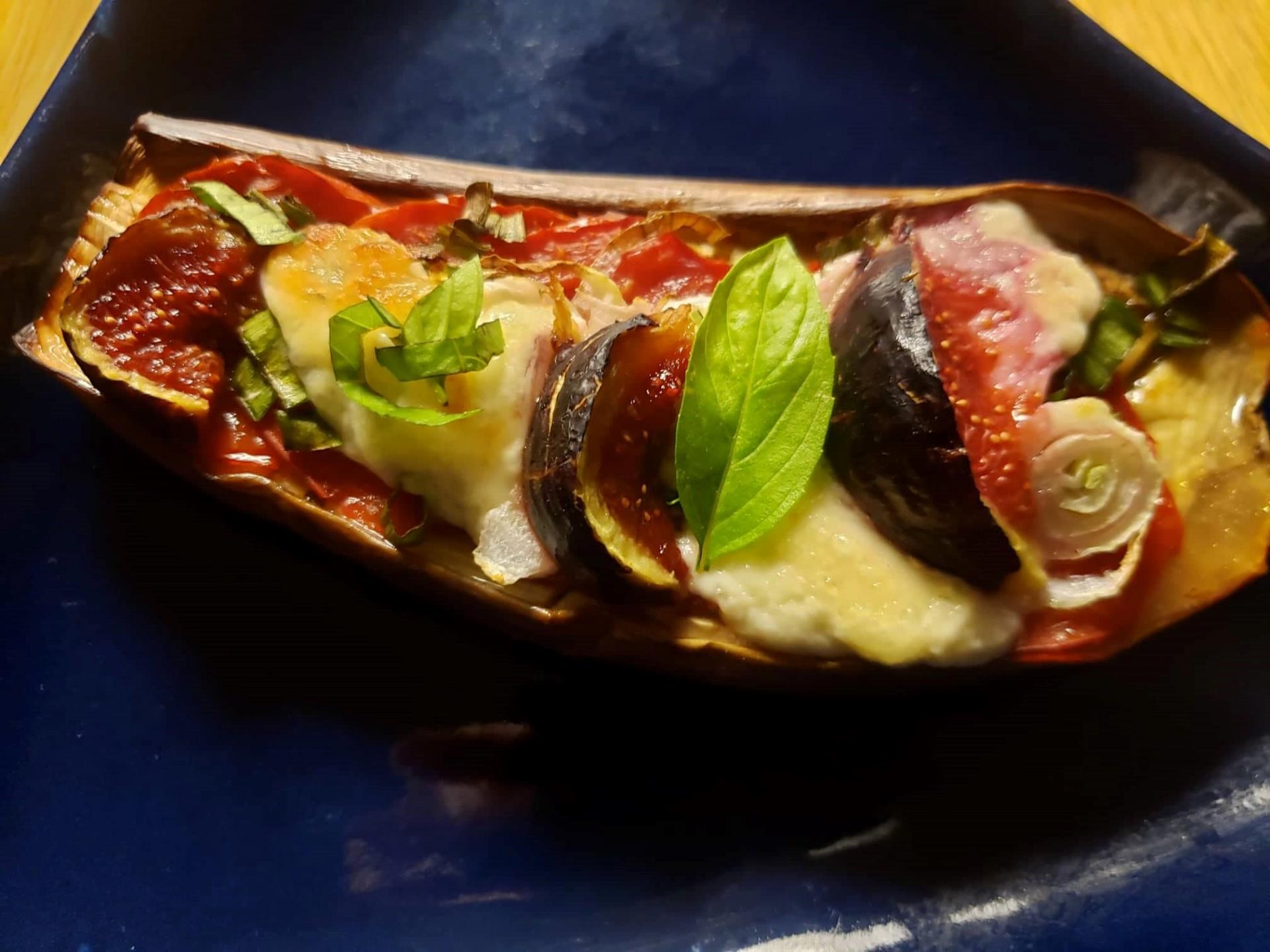 Auberg grillees mozza